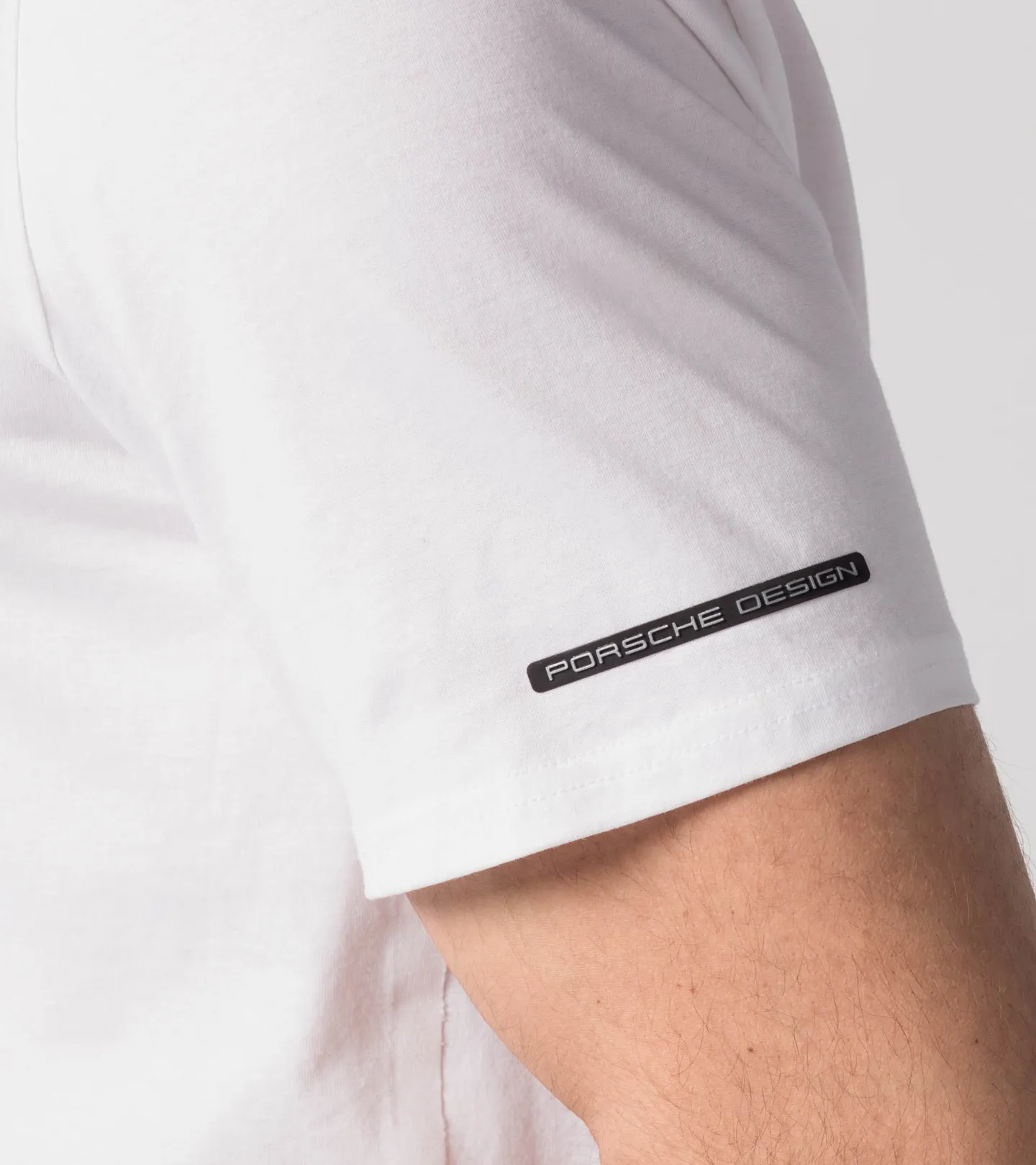 Porsche Design Essential T-SHIRT Tee Tričko s kulatým výstřihem bílé