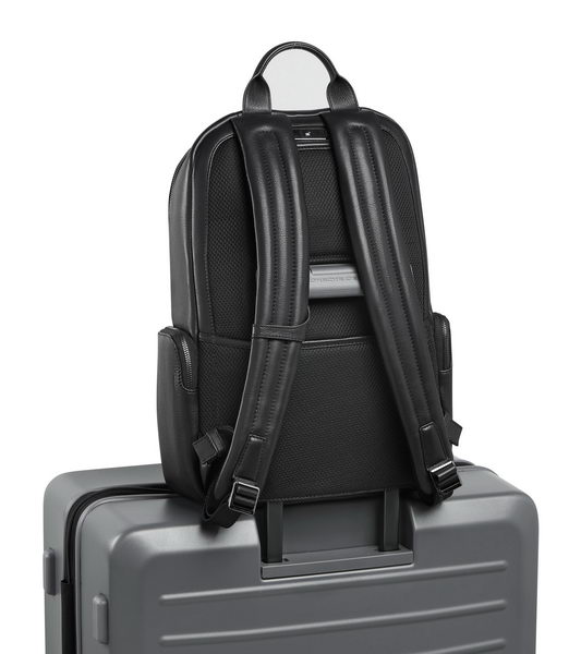 Porsche Design ROADSTER LEATHER BACKPACK S Batoh kožený černá black