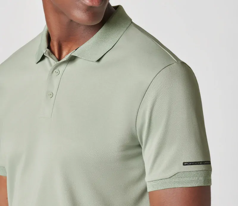 Porsche Design MEN'S POLO tričko s límečkem desert sage zelenkavá