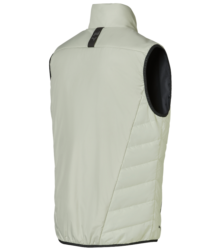 Porsche Design REVERSIBLE LIGHT PADDED VEST oboustranná vesta vápencová bíla
