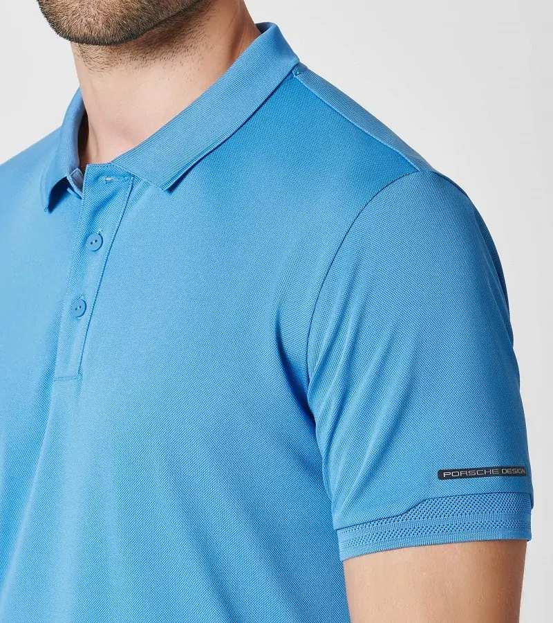 Porsche Design MEN'S POLO polo s UV ochranou modrá parisian blue