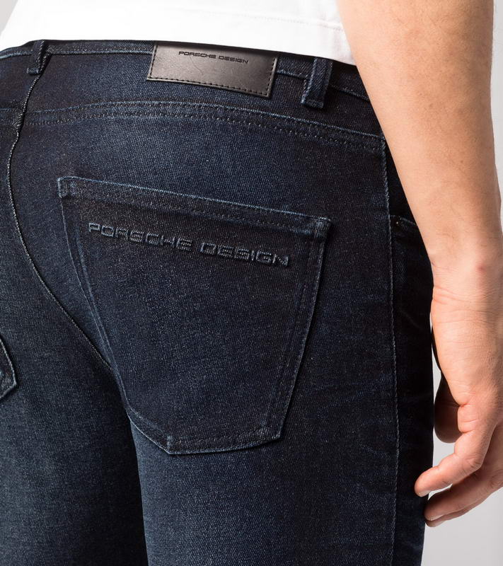 Porsche Design LOGO DENIM PANTS kalhoty jeans
