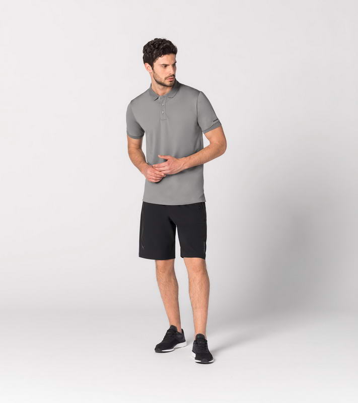 Porsche Design MEN'S POLO triko s límečkem šedé