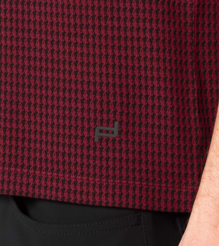 Porsche Design PEPITA JACQUARD triko červené