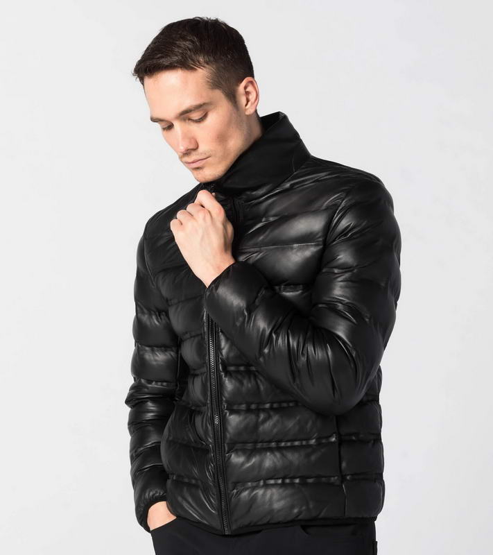 Porsche Design LIGHTWEIGHT LEATHER JACKET zimní bunda černá