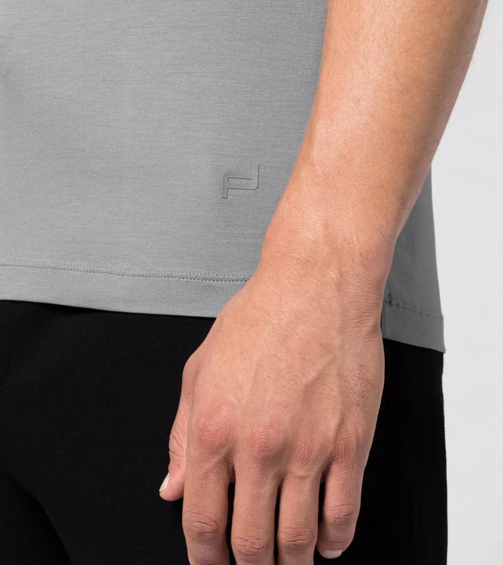 Porsche Design V-Neck T-Shirt tričko s výstřihem do V šedá monument