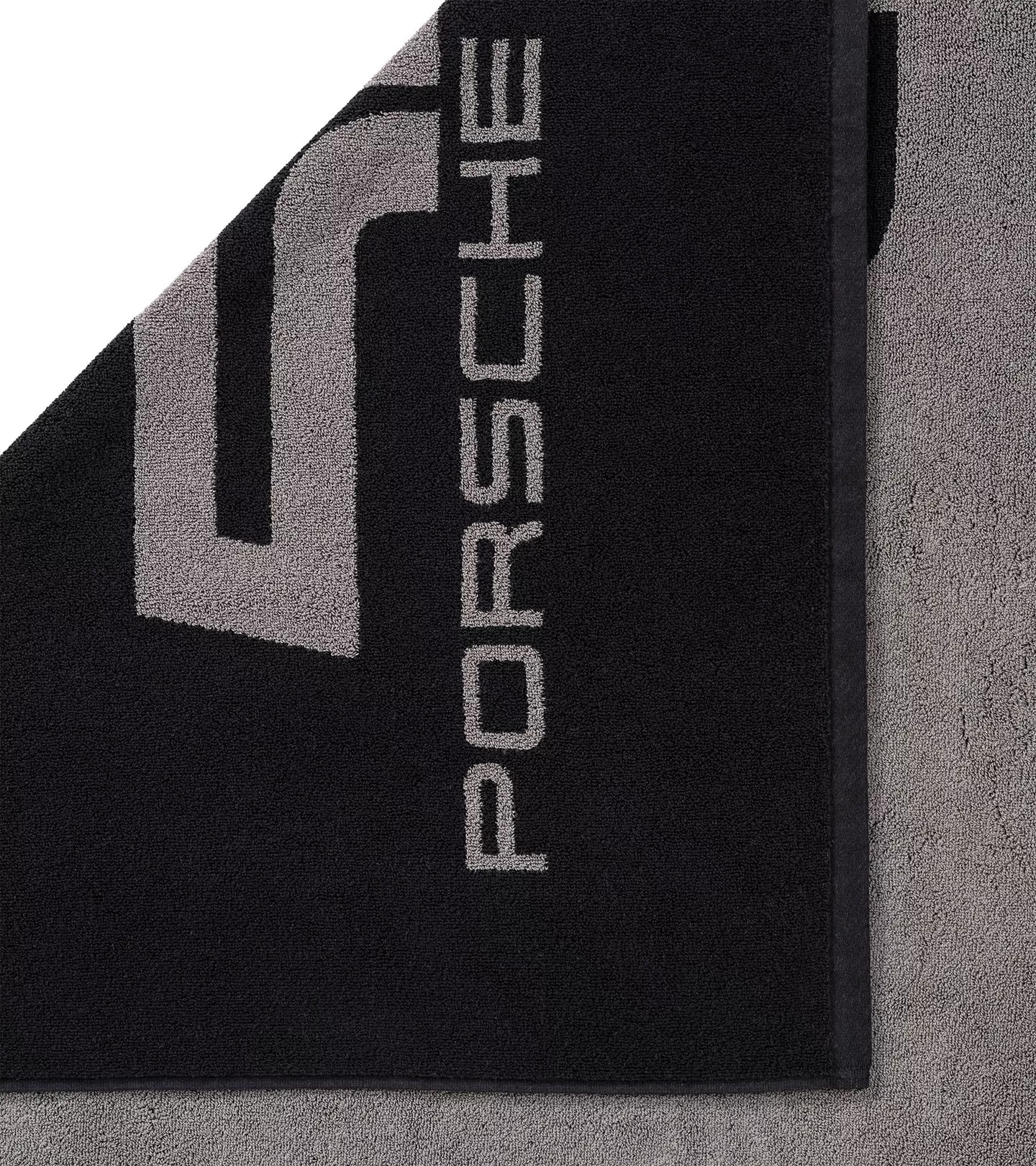 Porsche Design 50Y Beach Towel Ručník na pláž černý/platinová šedá
