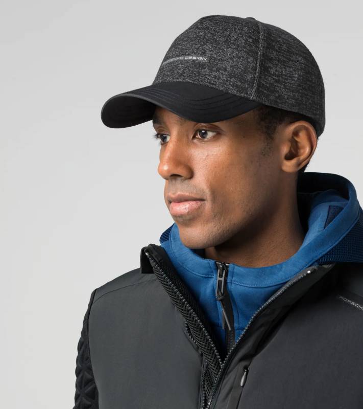 PORSCHE DESIGN Evoknit Cap Kšiltovka černošedá