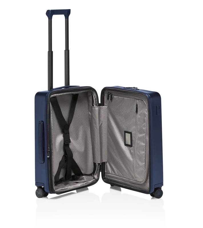 PORSCHE DESIGN Roadster Hardcase 4W Business Trolley S Manažerské zavazadlo kufr skořepinový velikost S matně modrý TSA USB