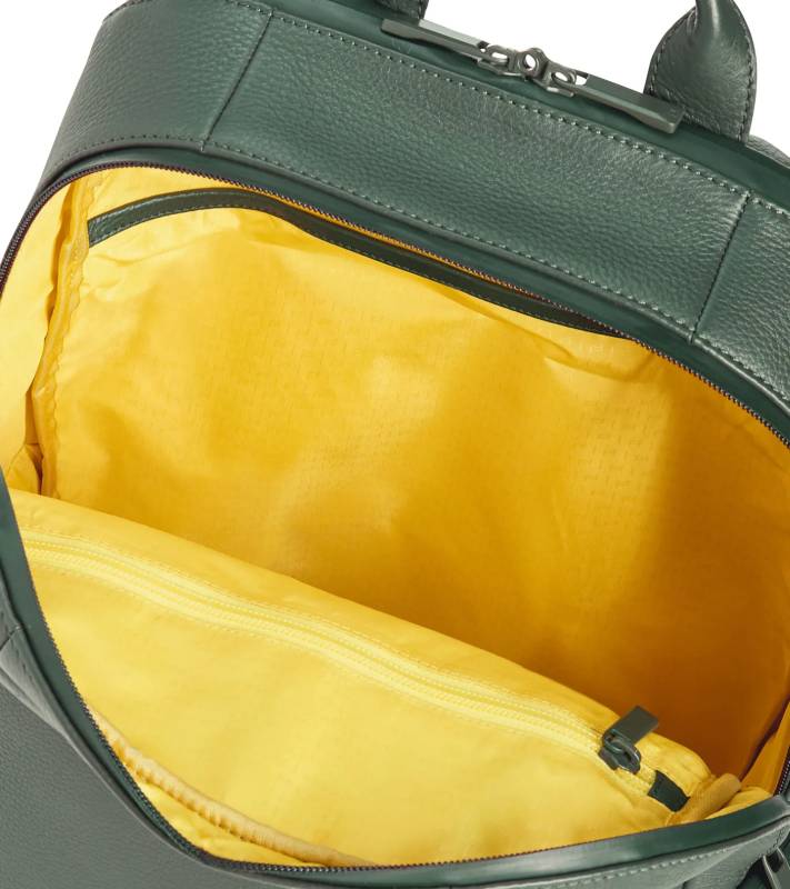 PORSCHE DESIGN Roadster Leather Backpack M1 Batoh střední velikosti kožený manažerský zelený