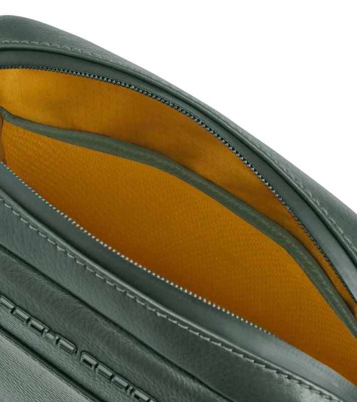 PORSCHE DESIGN Roadster Leather Shoulderbag XS Taška kožená malé velikosti přes rameno zelená