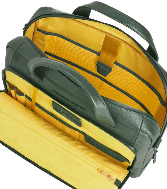Porsche Design Roadster Leather Briefcase S aktovka kožená zelená