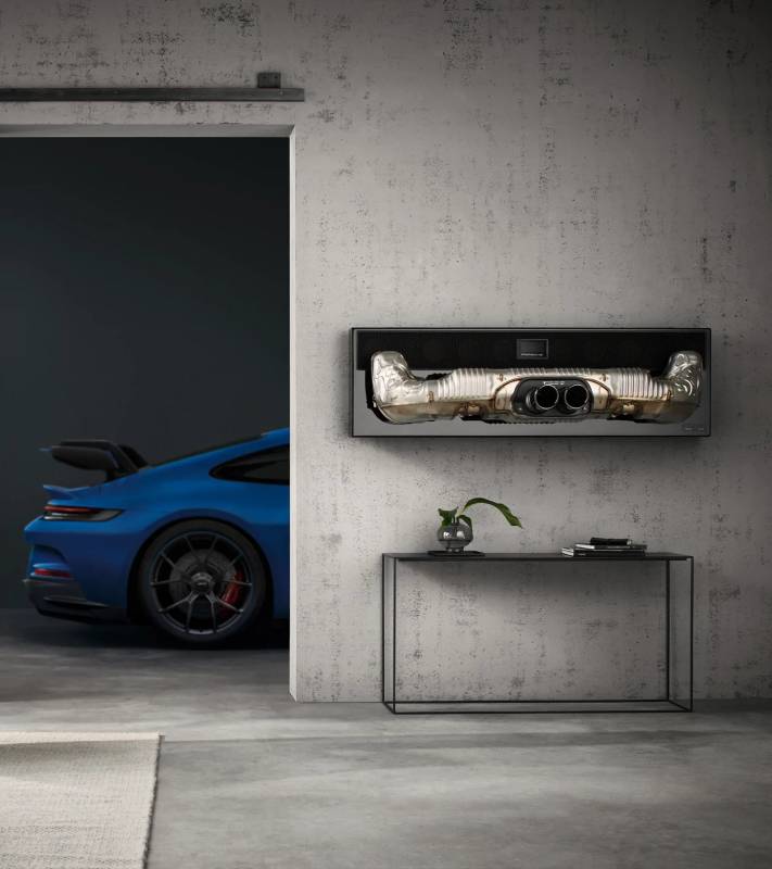 PORSCHE DESIGN 911 Soundbar 2.0 Pro Ltd. Akustický systém prostorového zvuku, limitovaná edice 500 ks