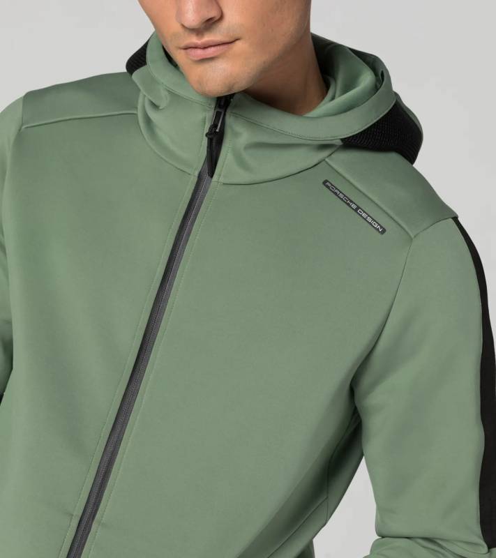 PORSCHE DESIGN Hoodie Sportovní volnočasová mikina s kapucí zelená