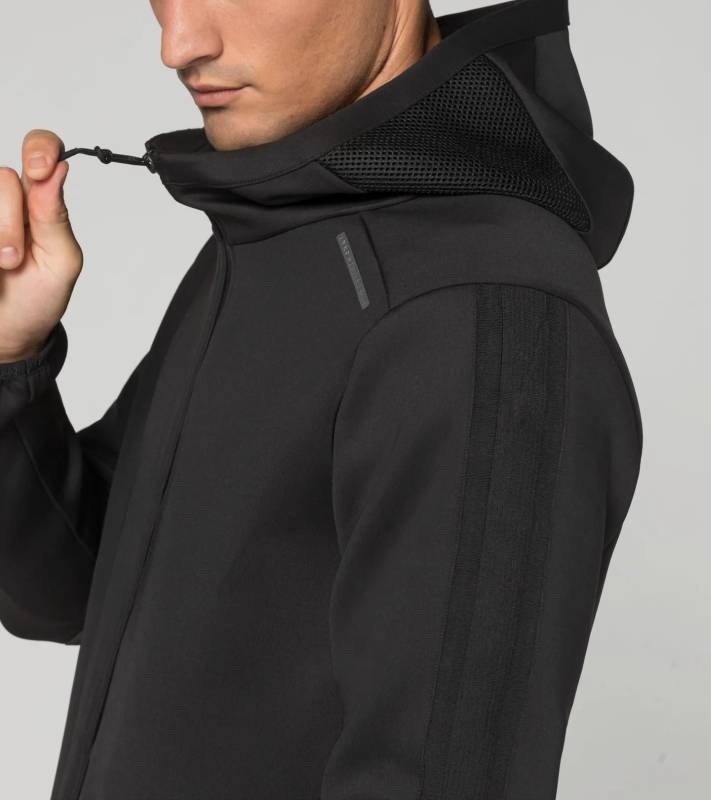 PORSCHE DESIGN Hoodie Sportovní volnočasová mikina s kapucí černá