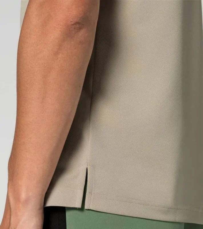 PORSCHE DESIGN Men's Polo Shirt Tričko s límečkem a knoflíčky béžová