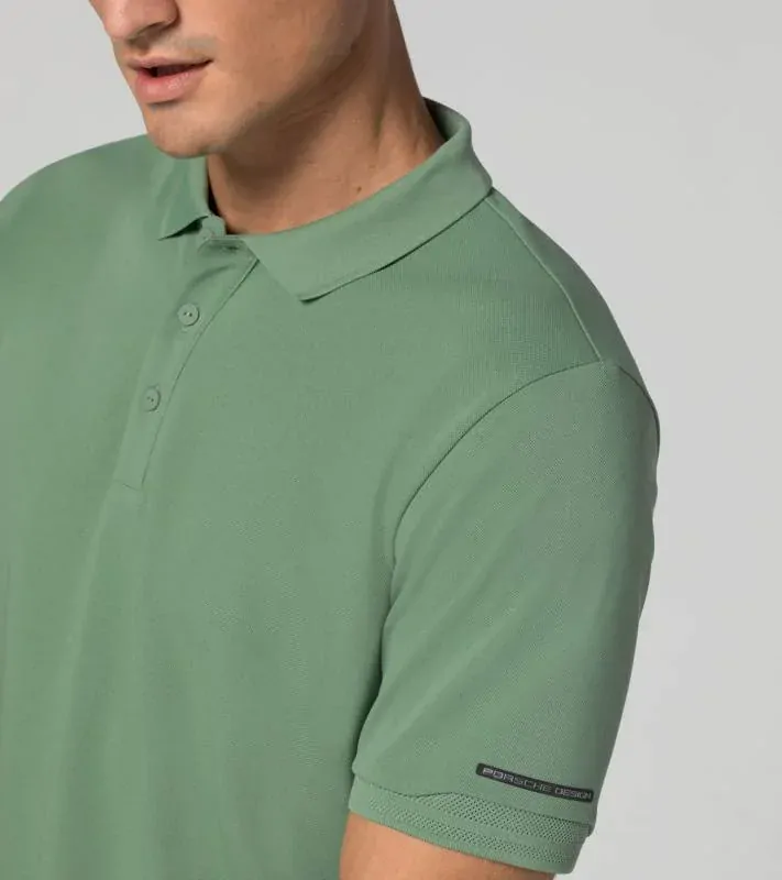 PORSCHE DESIGN Men's Polo Shirt Tričko s límečkem a knoflíčky zelená