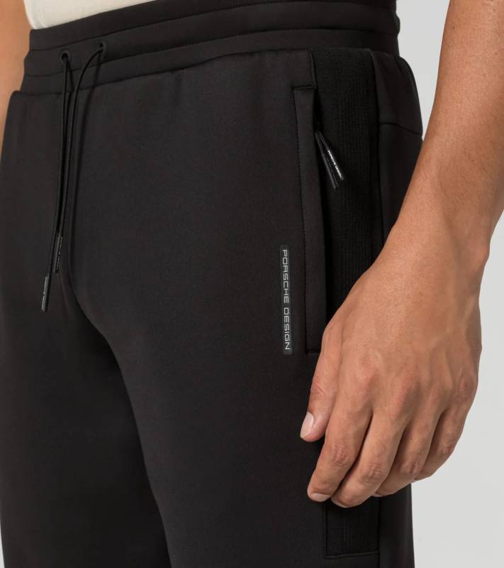 PORSCHE DESIGN Sweatpants Volnočasové kalhoty funkční klasického střihu černé