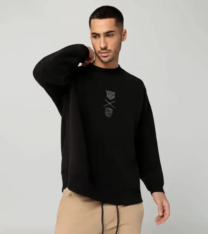 Porsche Sweatshirt – Transformers mikina černá
