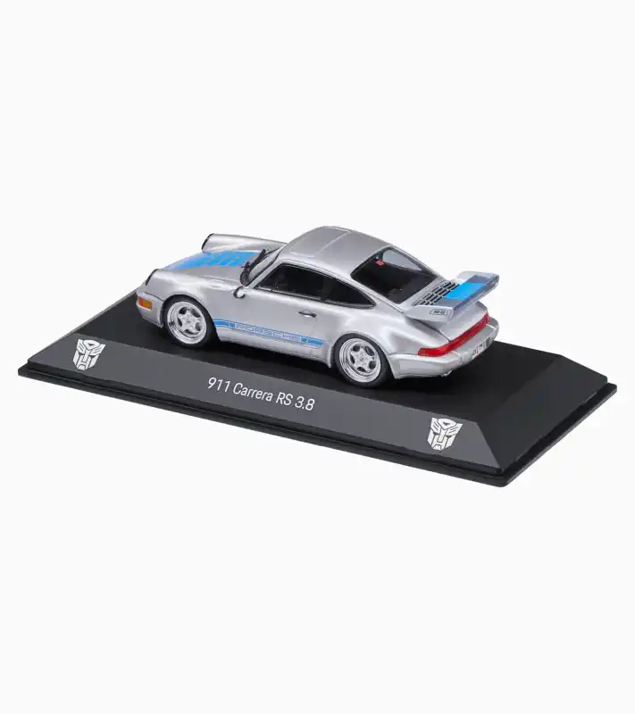 PORSCHE 911 Carrera RS 3.8 Mirage Model 1:43 stříbrná