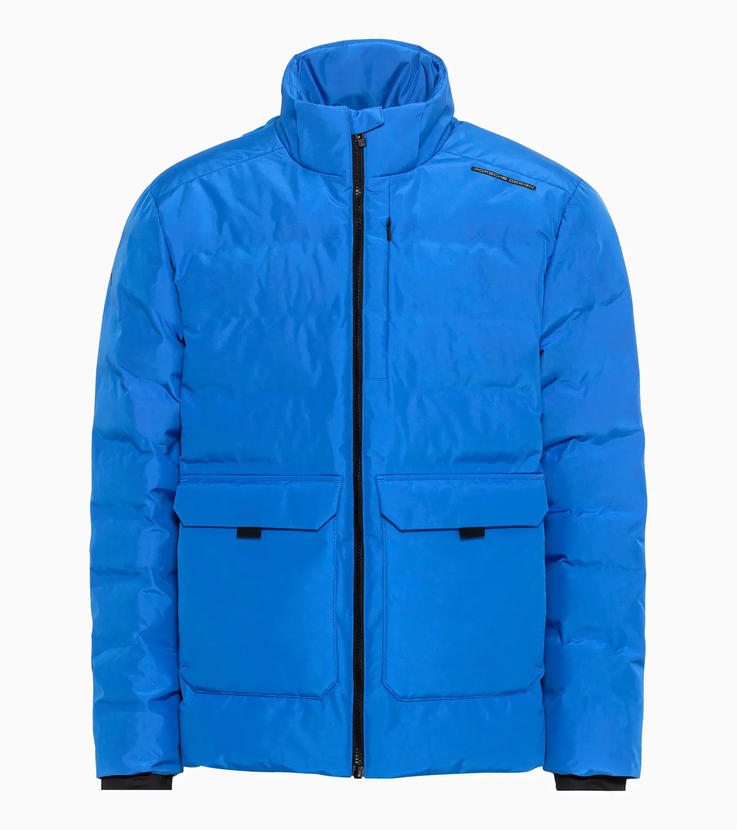 PORSCHE DESIGN Padded Jacket Bunda prošívaná zimní vyteplená s kapsami ultra modrá