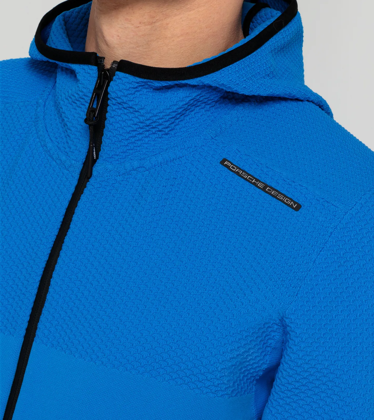 PORSCHE DESIGN EvoKNIT® Midlayer Jacket Mikina volnočasová lehká funkční ultra modrá