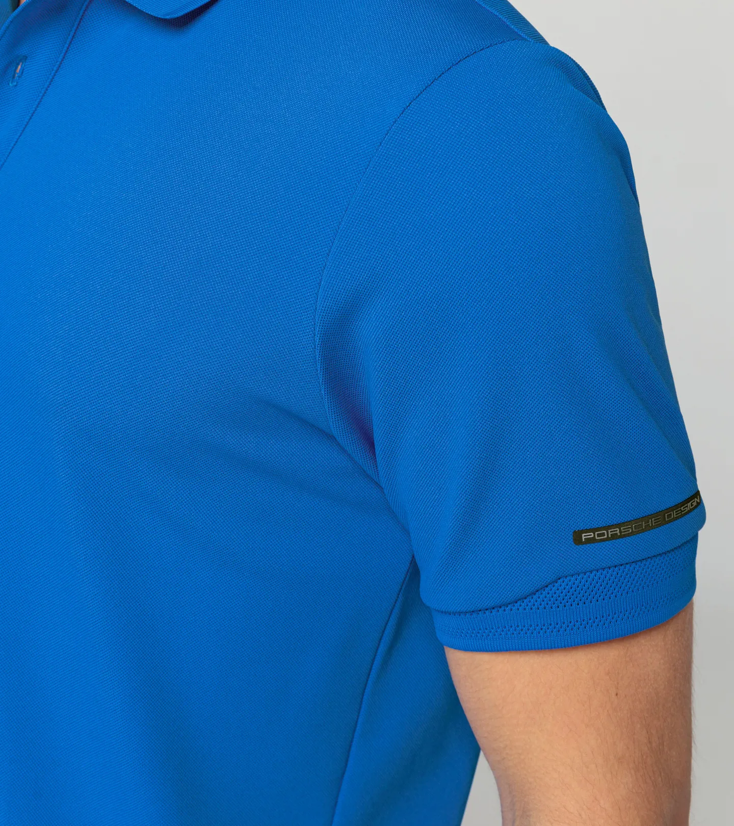PORSCHE DESIGN Men's Polo Shirt - Polo tričko s límečkem a knoflíčky ultra modrá