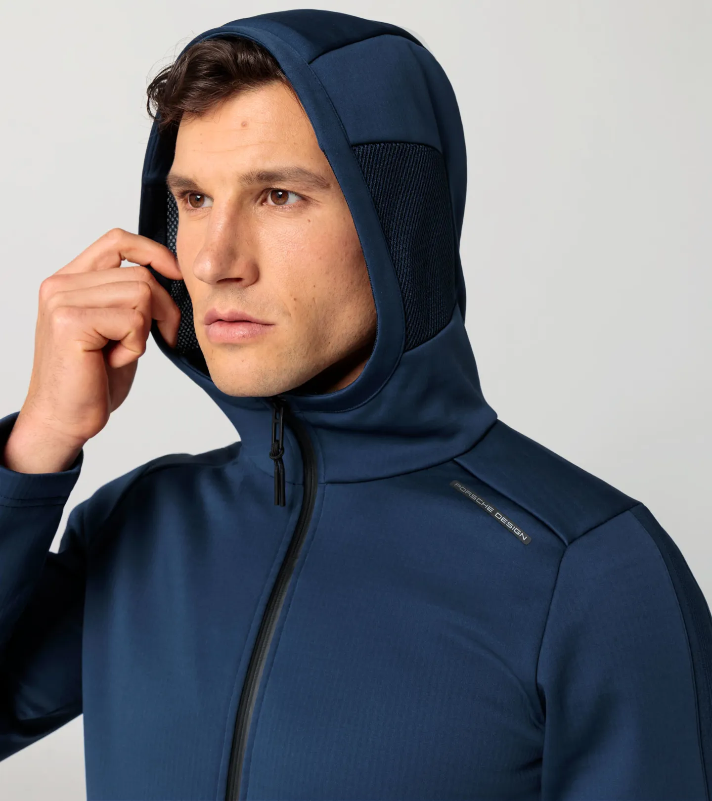 PORSCHE DESIGN Hooded sweat jacket Mikina s kapucí funkční perská tmavě modrá