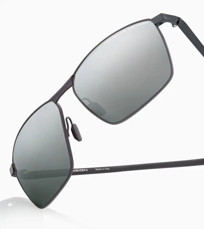 PORSCHE DESIGN Sunglasses P´8948 Sluneční brýle černé se stříbrnými skly