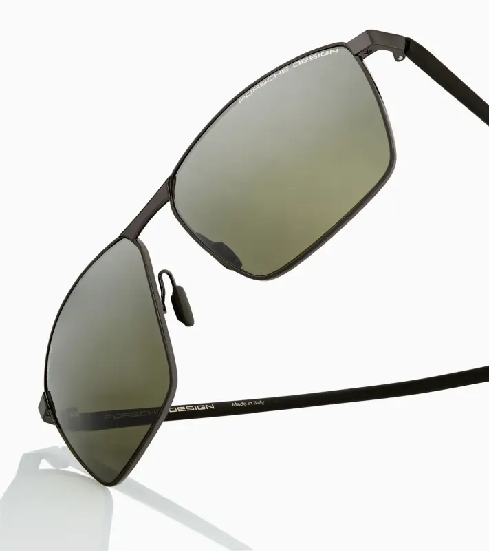 PORSCHE DESIGN Sunglasses P´8948 Sluneční brýle šedočerné se zeleným gradientem skel polarizované
