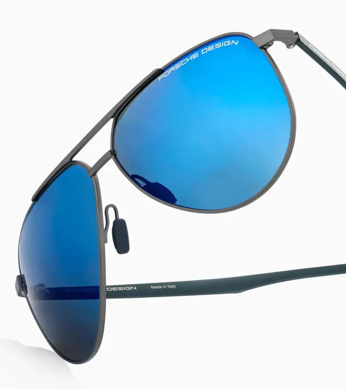 PORSCHE DESIGN Sunglasses P´8962 Sluneční brýle šedomodré s modrým gradientem zrcadlové