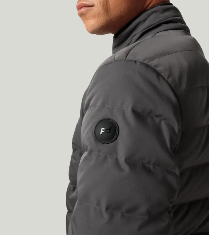 PORSCHE DESIGN Active lightweight jacket Lehká zateplená prošívaná bunda antracitově šedá