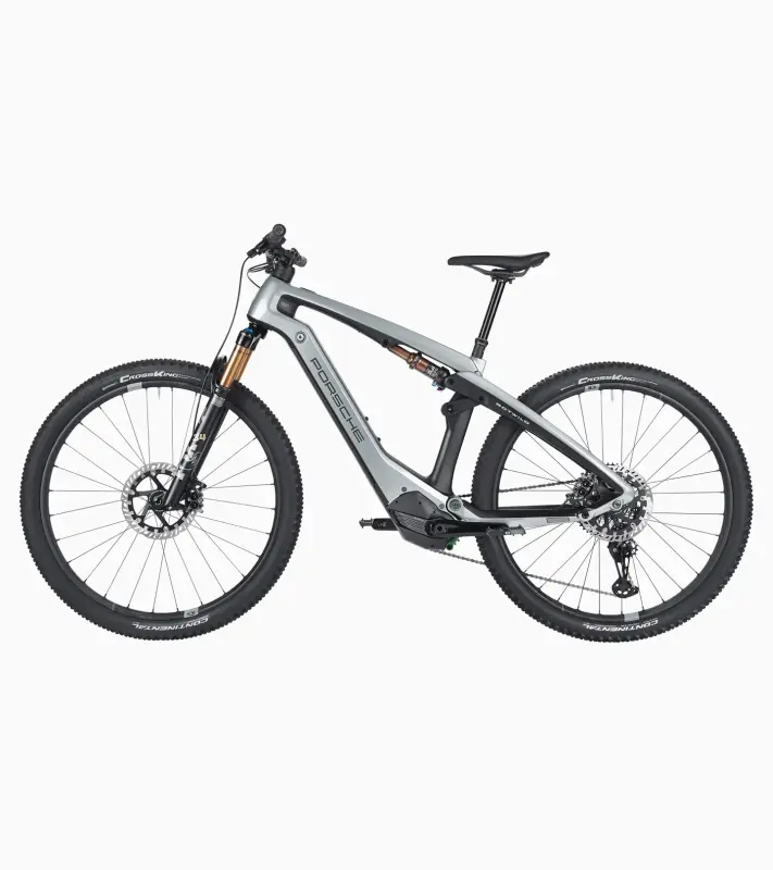 PORSCHE eBike Cross Performance EXC Jízdní horské elektrokolo karbonový rám ledově šedá metalíza