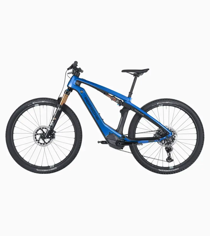 PORSCHE eBike Cross Performance EXC Jízdní horské elektrokolo karbonový rám modrá