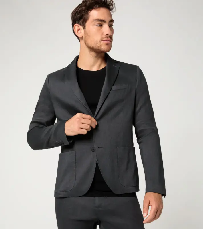 PORSCHE DESIGN Active Driving Blazer Blejzr neformální sako sportovního střihu antracitově šedá