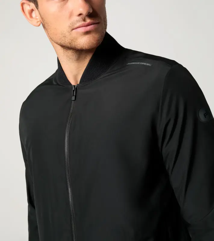 PORSCHE DESIGN Light blouson jacket Bunda pro volný čas na zip černá