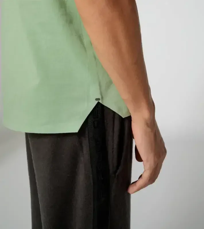 PORSCHE DESIGN Essential T-shirt Tričko sportovní s kulatým výstřihem a logem pastelová zelená