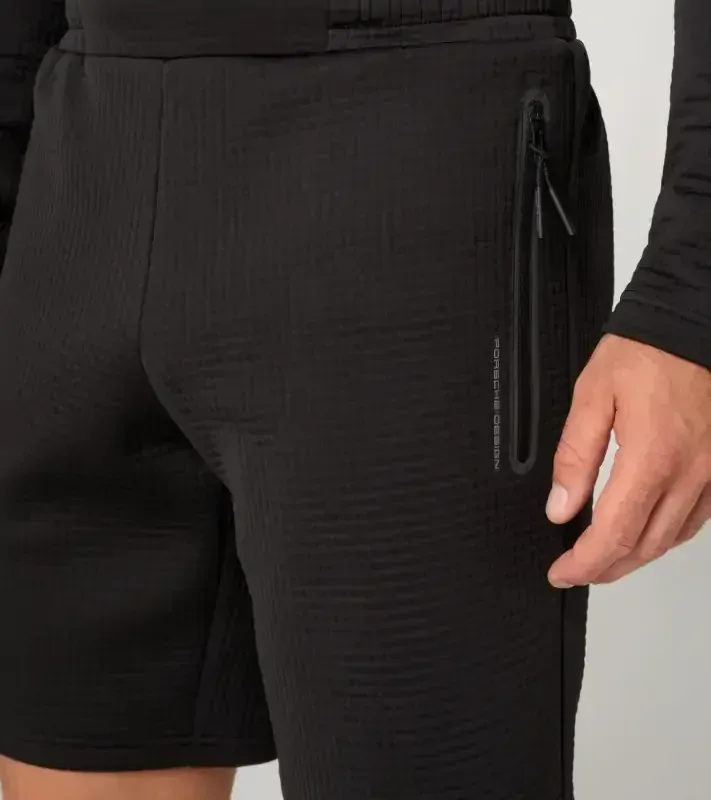 PORSCHE DESIGN Sweat shorts Kalhoty krátké volnočasové černá