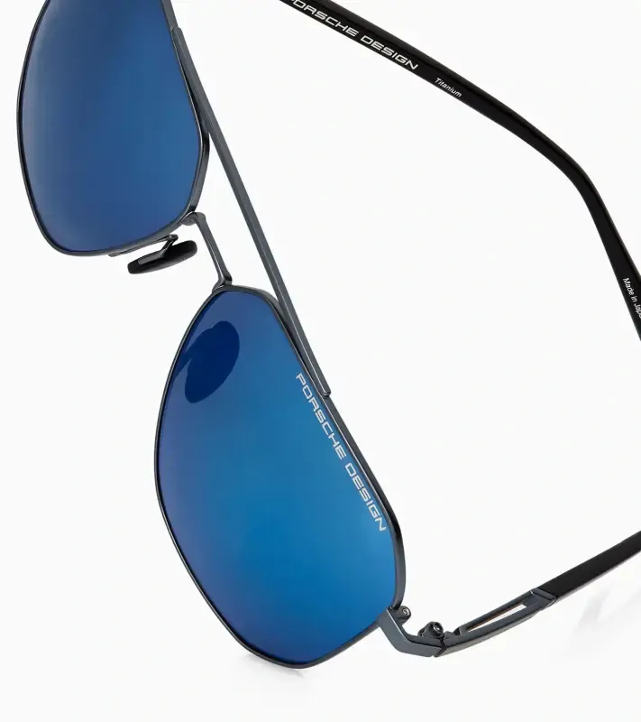 PORSCHE DESIGN Sunglasses P´8967 Sluneční brýle černomodré s tmavomodrými skly v gradientu