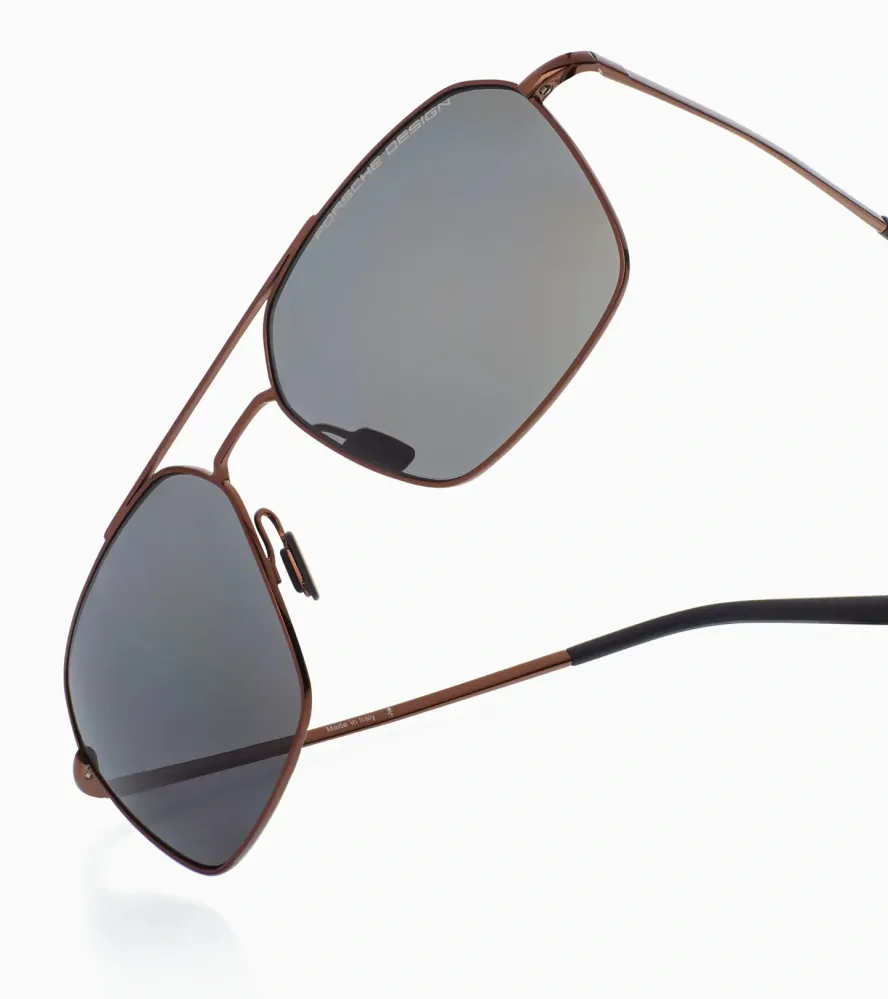 PORSCHE DESIGN Sunglasses P´8970 sluneční brýle bronzové, šedá polarizovaná skla