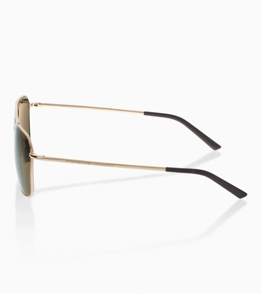 PORSCHE DESIGN Sunglasses P´8970 sluneční brýle zlaté s hnědými skly