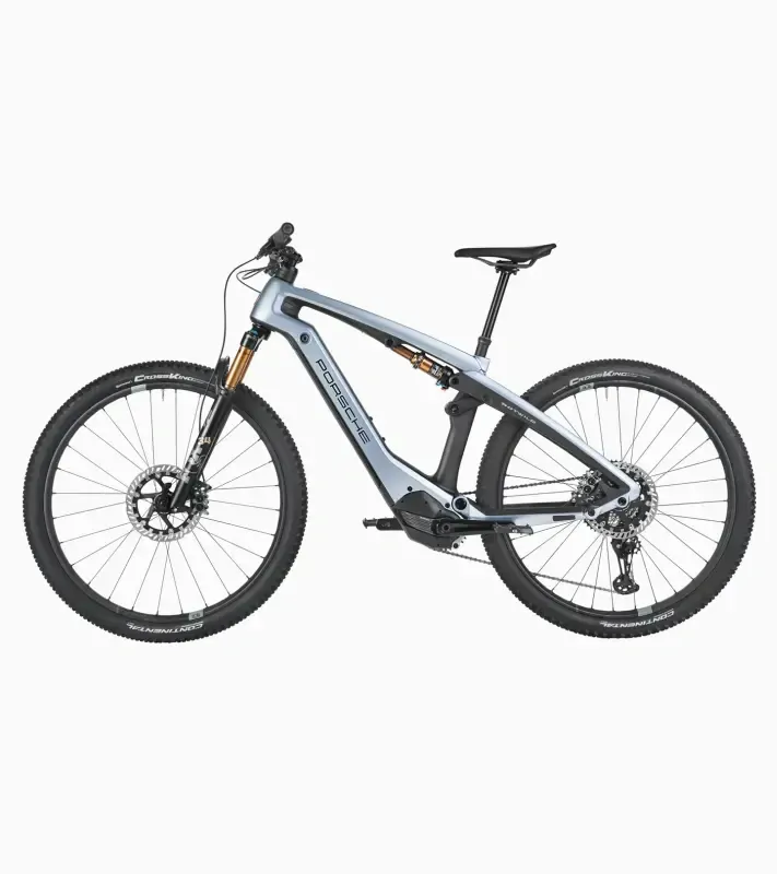 PORSCHE eBike Cross Performance Jízdní horské elektrokolo karbonový rám stříbrná