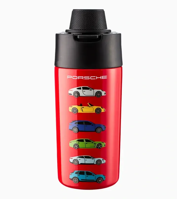 PORSCHE Kids' drink bottle Láhev na pití 460 ml červená