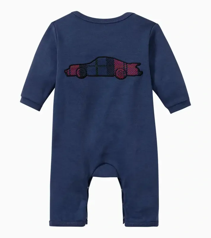 PORSCHE Baby romper Turbo No. 1 Dětské dupačky pro nejmenší fanoušky modrá