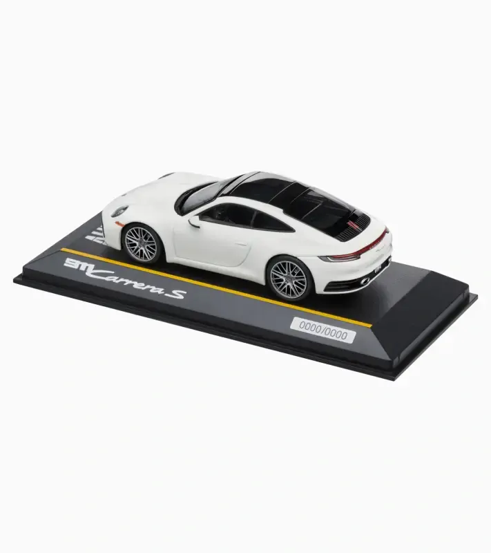 PORSCHE 911 Carrera S (992) Ltd Model 1:43 alpská bílá