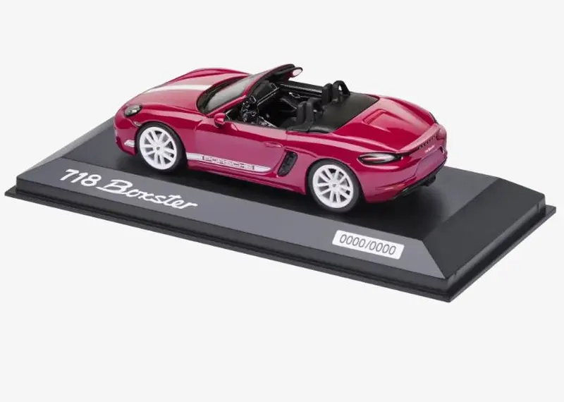 PORSCHE 718 Boxster Style Edition (982) Ltd Model 1:43 vínová červená