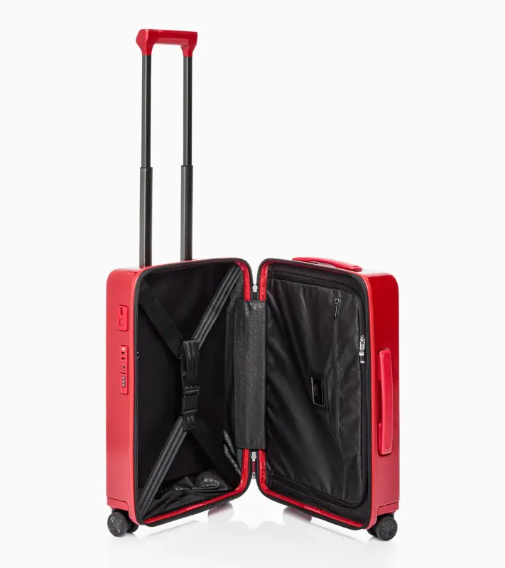 PORSCHE DESIGN Roadster Hardcase 4W Trolley S Zavazadlo kufr skořepinový velikost S karmínová červená TSA USB