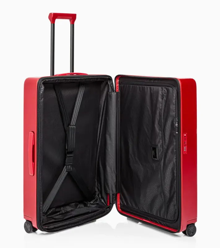 PORSCHE DESIGN Roadster Hardcase 4W Trolley L Cestovní zavazadlo kufr skořepinový velikost L karmínová červená TSA