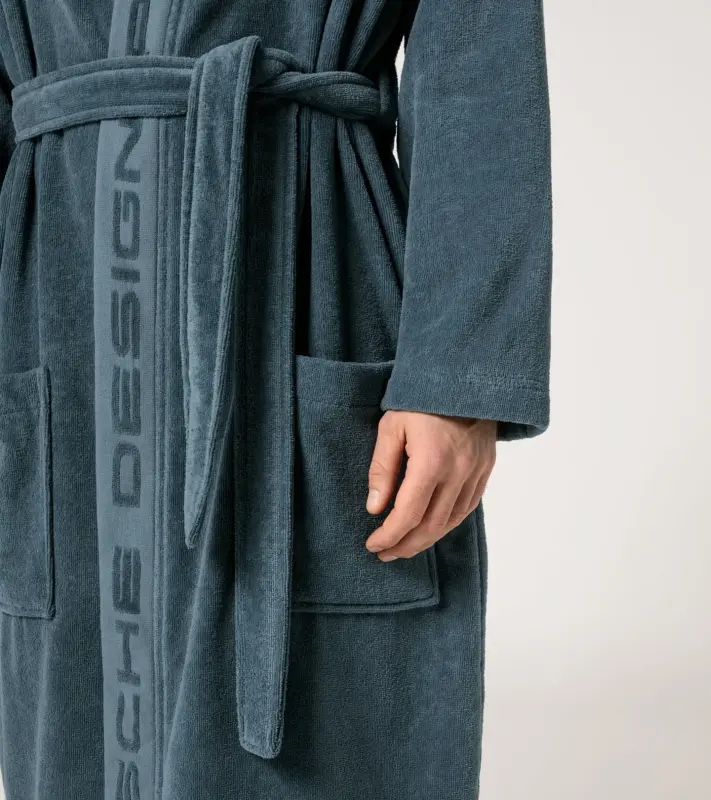 PORSCHE DESIGN Bathrobe Župan petrolejová modrá