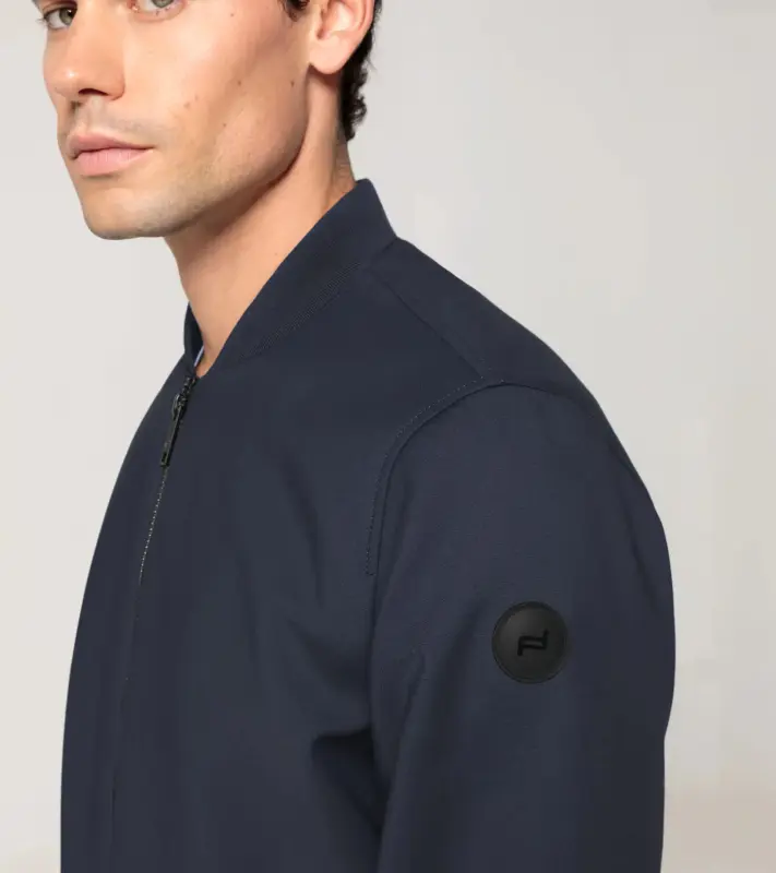 PORSCHE DESIGN Travel Blouson Bunda módní volnočasová pro období jaro až podzim tmavě modrá